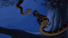 Kaa Mowgli GIF