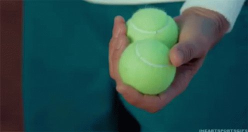 Tennis Ball Juggle GIF