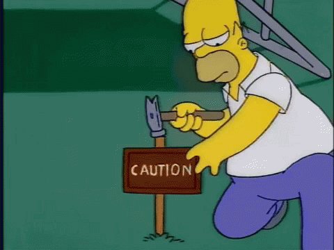 Homer Simpson Hammer GIF