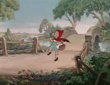 Caperucita Roja En El Campo GIF