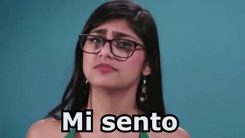 Mia Khalifa Mi Sento Male Non Mi Sento Bene Malata GIF