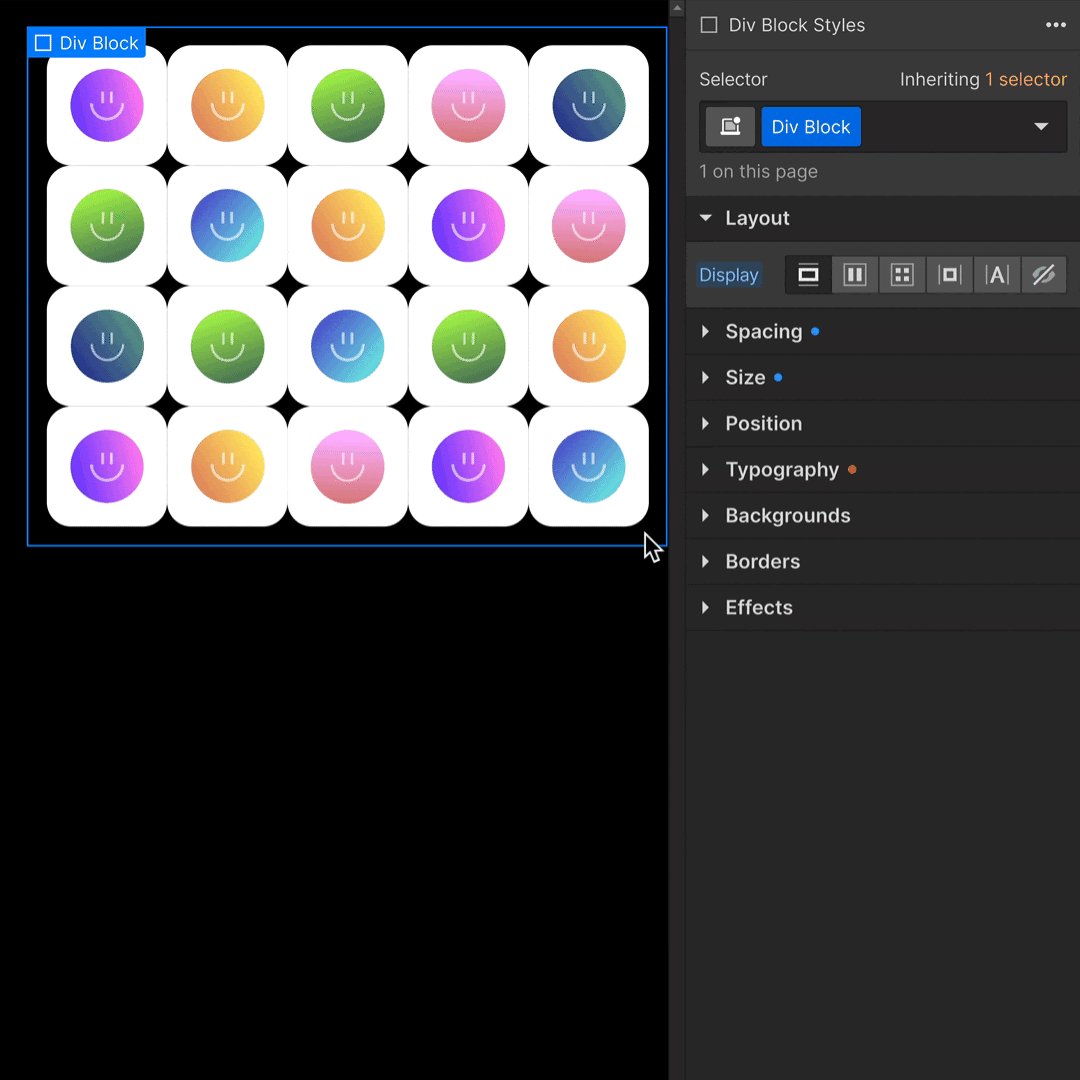 Webflow on Twitter: "Flexbox fans rejoice! 🥳 You can now adjust the gap of the flex layout in the Designer, just like you would with grid. Use that saved time to perfect Webflow on Twitter: "Flexbox fans rejoice! 🥳 You can now adjust the gap of the flex layout in the Designer, just like you would with grid. Use that saved time to perfect
