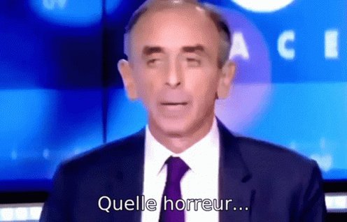 Zemmour Horreur GIF