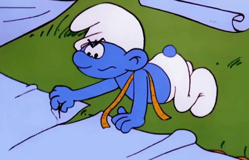 Tailor Smurf The Smurfs GIF