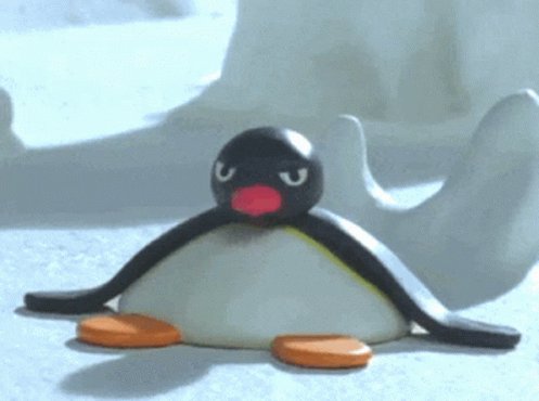 Pingu Mad Stare GIF