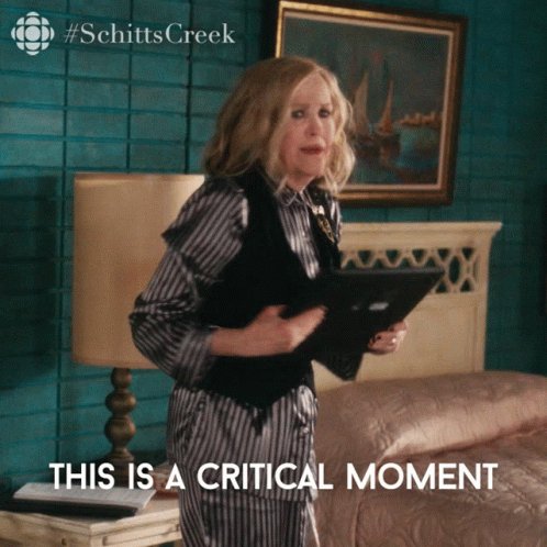 This Is A Critical Moment Moira Rose GIF
