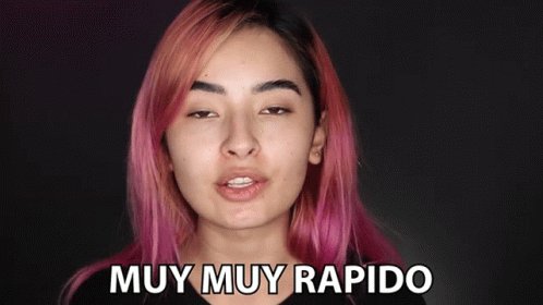 Muy Rapido Laura Sanchez GIF