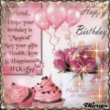   HAPPY BIRTHDAY BLESSINGS OF HEALTH AND WELL BEING TO YOU MRS !!! 