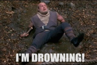 drowning GIF