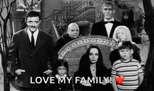 Addams Family Family Picture GIF