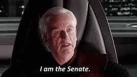 Star Wars I Am The Senate GIF