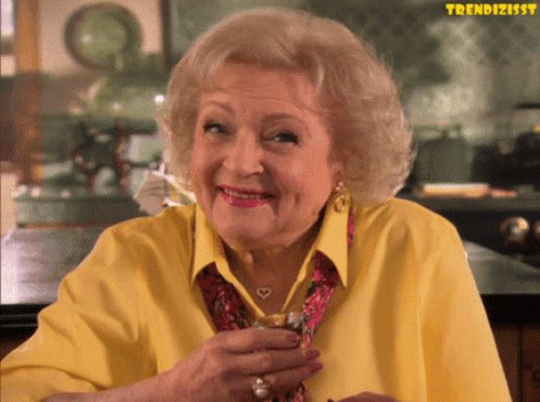 Betty White Cheers GIF