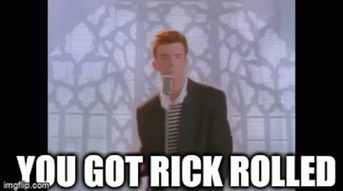 I Think Blue_Official Just Rick-Rolled Me . - . - Imgflip