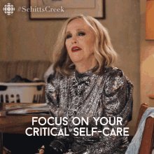 Focus On You Critical Self Care Moira GIF