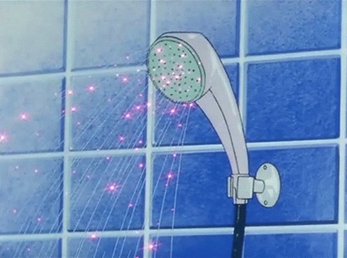 Anime Shower GIF