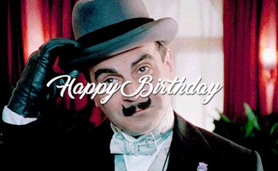  I wish you a happy birthday, Mr Suchet! 