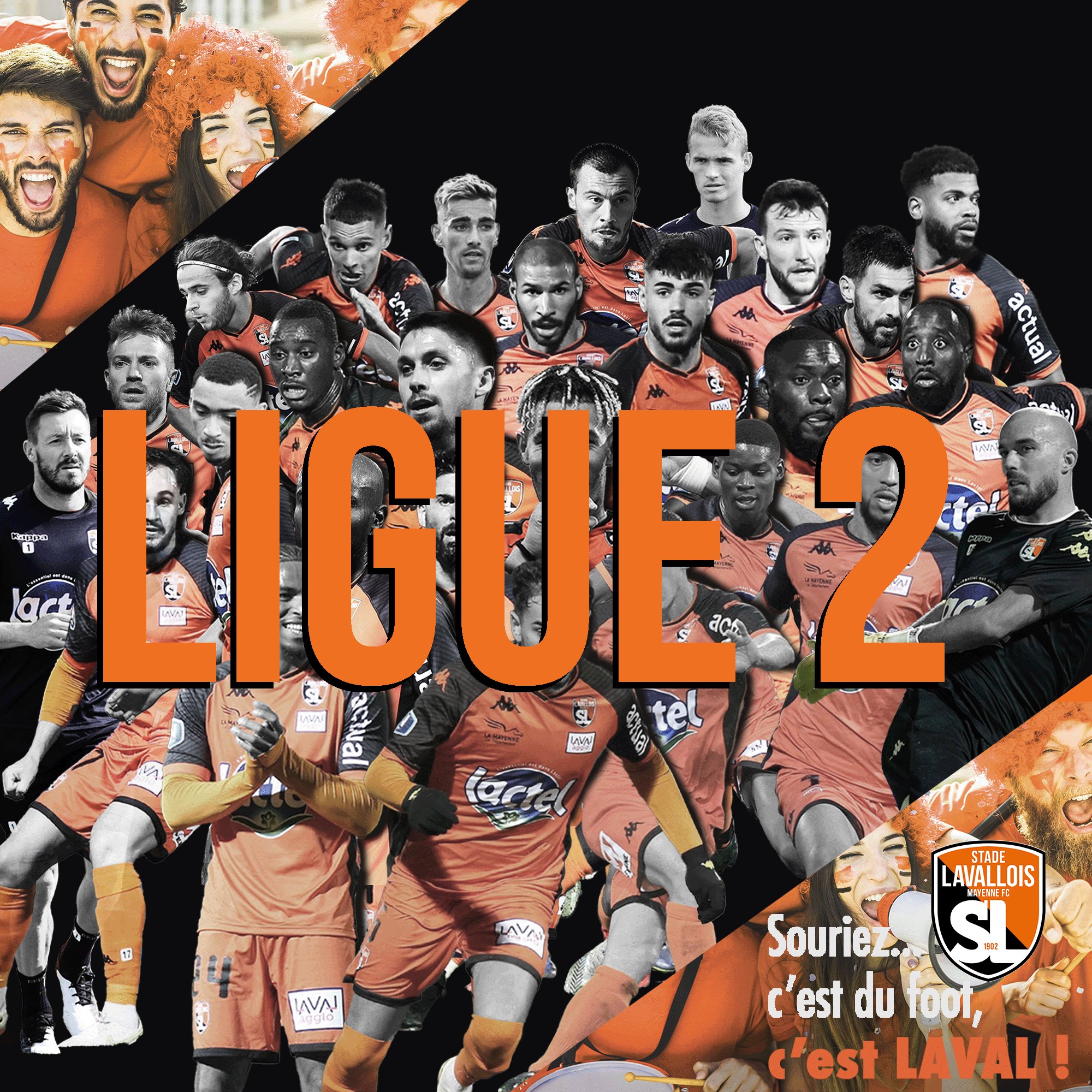 Stade Lavallois on Twitter: "🤩 𝑳𝒆 𝑺𝒕𝒂𝒅𝒆 𝑳𝒂𝒗𝒂𝒍𝒍𝒐𝒊𝒔 𝑴𝑭𝑪  𝒅𝒆 𝒓𝒆𝒕𝒐𝒖𝒓 𝒆𝒏 @Ligue2BKT 🔥 🧡🖤 https://t.co/zCAIUJnK2g" / Twitter