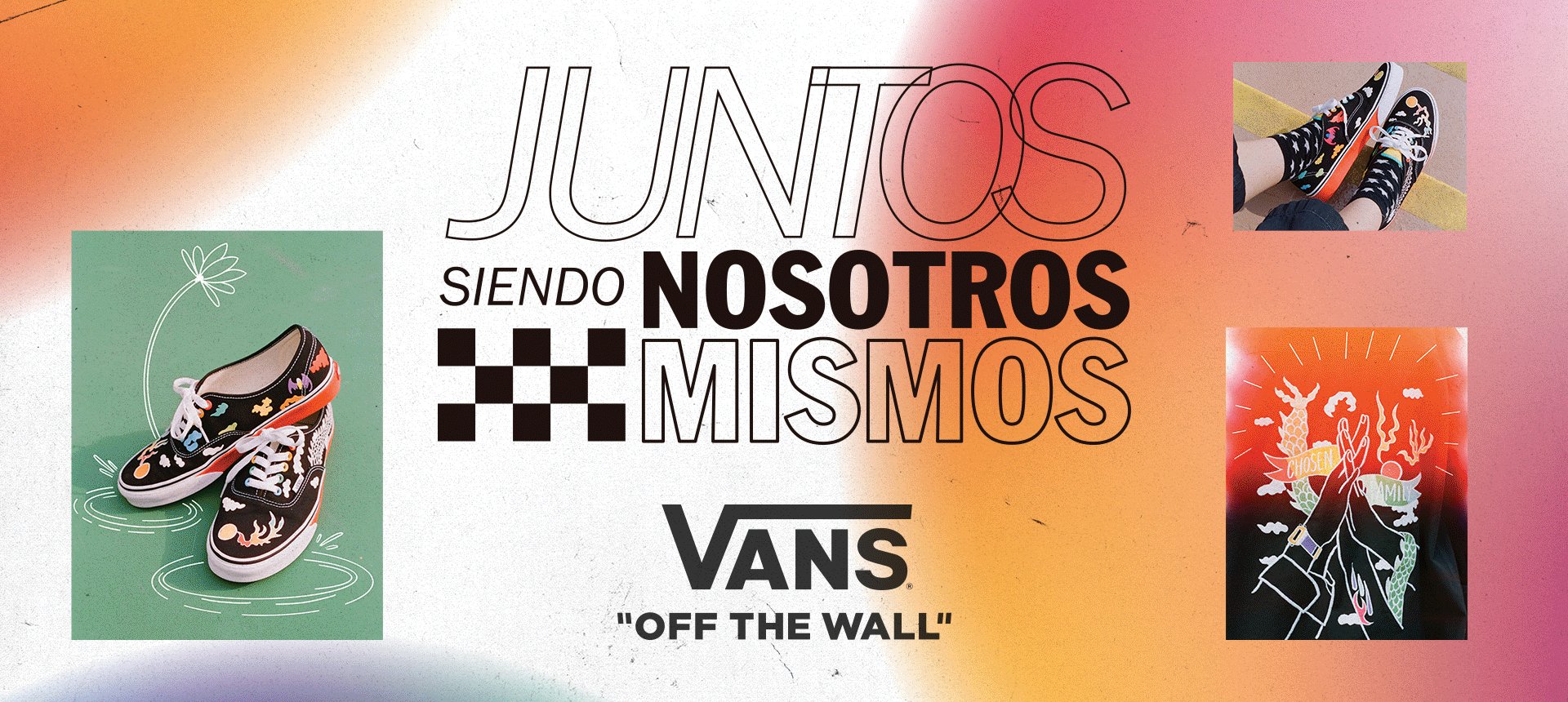 Vans off clearance the wall publicidad