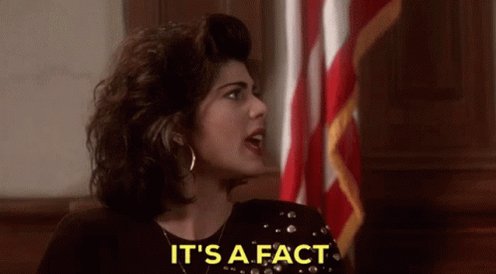 My Cousin Vinny Its A Fact GIF
