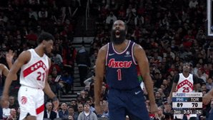 Reason why we got him Houston @JHarden13 came to play tonight. Pressure on Miami now. Also give @JoelEmbiid his MVP already #HereTheyCome #Sixers https://t.co/1XZJn9UAMa