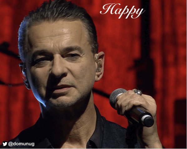 Wishing Dave Gahan a very happy birthday.        