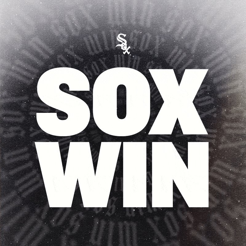 Chicago White Sox on Twitter "SOX WIN! https//t.co/goRz61OZXq" / Twitter