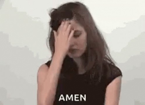 Praying Woman GIF