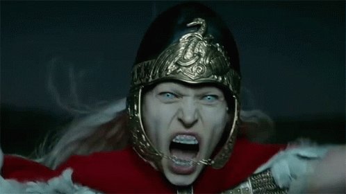 Screaming Shield Maiden GIF