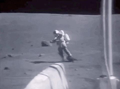 Moon Landing Astronaut GIF ...