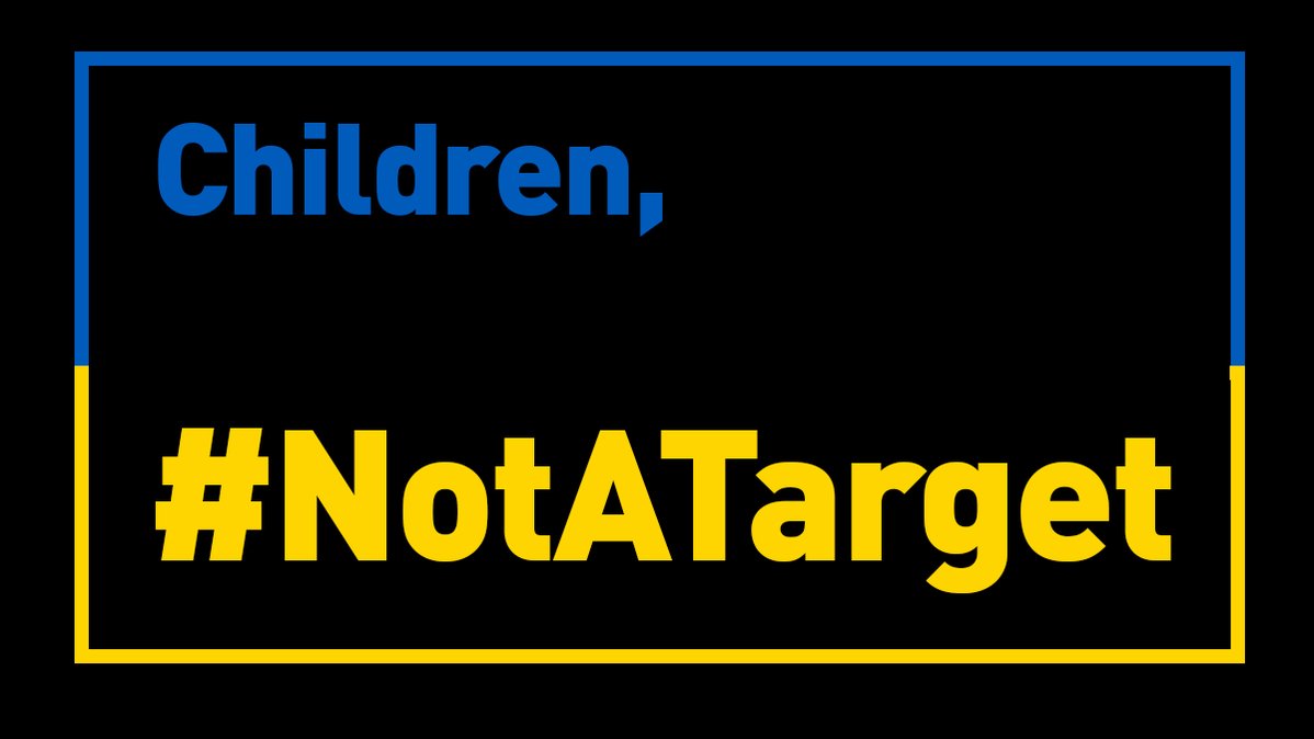 Image for the Tweet beginning: 🧑‍🤝‍🧑 Children are #NotATarget
🏫 Schools