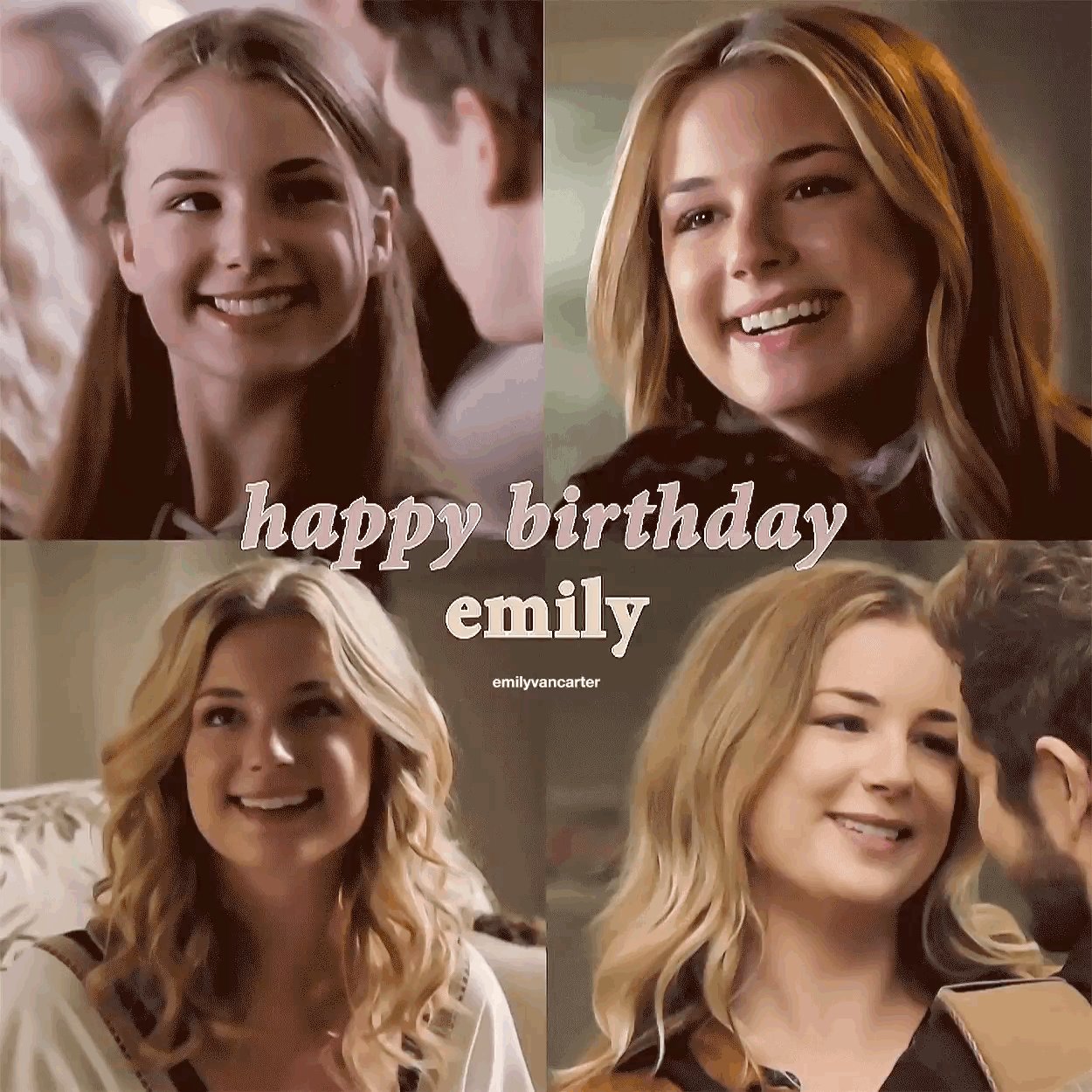 Happy birthday to the one and only Emily VanCamp!!!  Credit: 