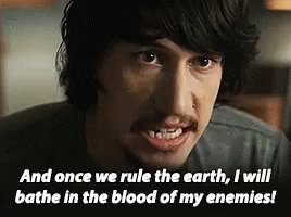 Adam Driver Rule The Earth GIF