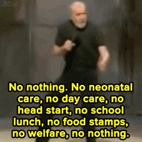 Happy Birthday George Carlin. Oh how right you were. 