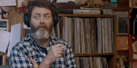 Cant Hear You Nick Offerman...