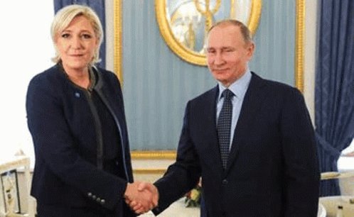Le Pen Putin GIF
