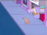 Simpsons Dog GIF