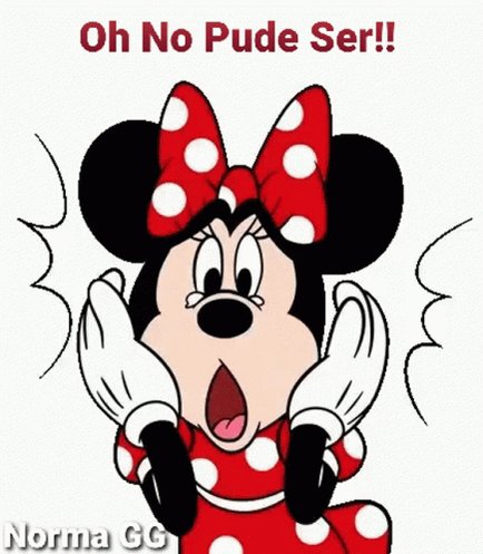 Minnie Mouse Shocked GIF