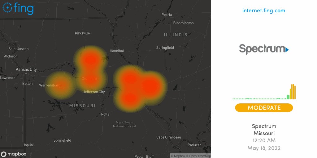 Fing Alert on Twitter "🚧 Moderate outage ongoing (02)