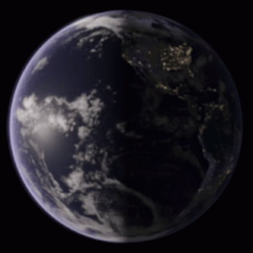 Earth Rotation GIF