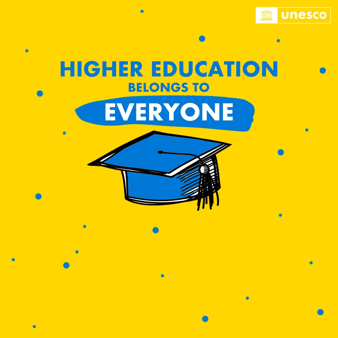 United Nations on Twitter "Higher education belongs to everyone