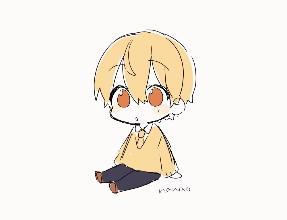 Nanao Ar Twitter ミニキャラらくがきしたいなぁって出来上がった揺れるるぅとくんです T Co 9fgynycupj Twitter