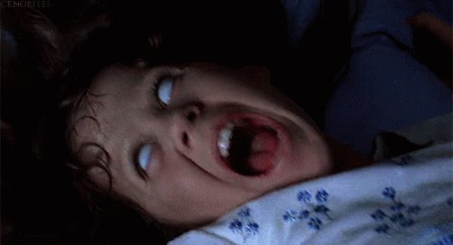 Exorcist Scream GIF