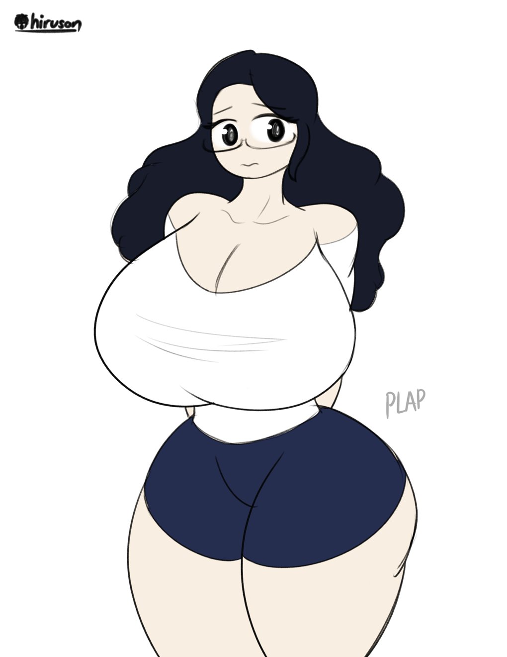 𝚑𝚒𝚛𝚞𝚜... on X: Cecilia's jumping for joy(?) in this little gif, and  yes, she has back pains. #thicc #lewd #animated #GIF  t.coJjgusYm6F6  X