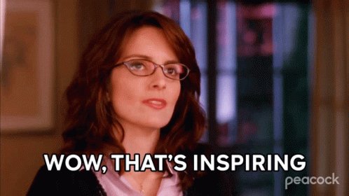 Wow Thats Inspiring Liz Lemon GIF