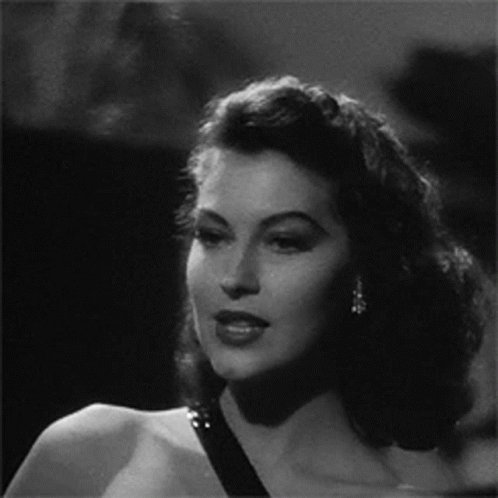 Ava Gardner GIF.