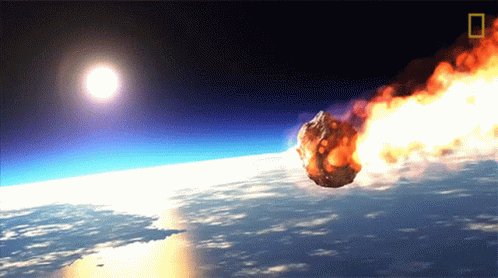 Crashing To Earth Meteor Showers101 GIF