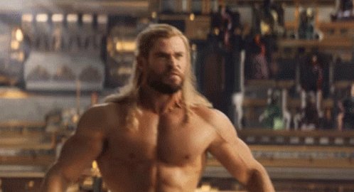 ४ elizabeth ‎ ‎↯ on Twitter: "one of my fav things about the Thor nude scene in the trailer is