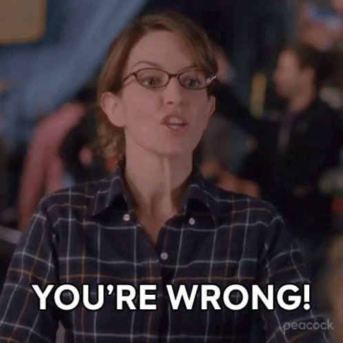 Youre Wrong Liz Lemon GIF