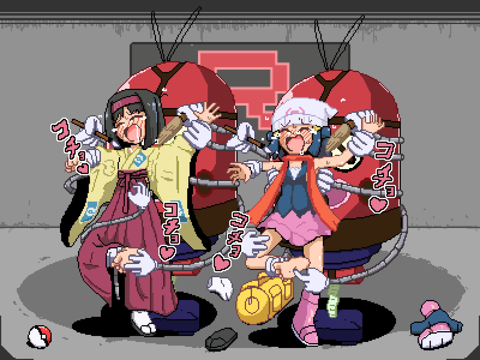 👣🦈ヤァンゥスゥ👣🦈 on X: またもやドットうってみました！ ポケモンドットくすぐりwith例のマシーン  ヒカリをうってたらエリカさまもうちたくなっちゃいました…… t.cofAJzjcnS4B  X