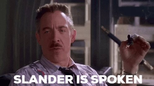 J Jonah Jameson Slander GIF